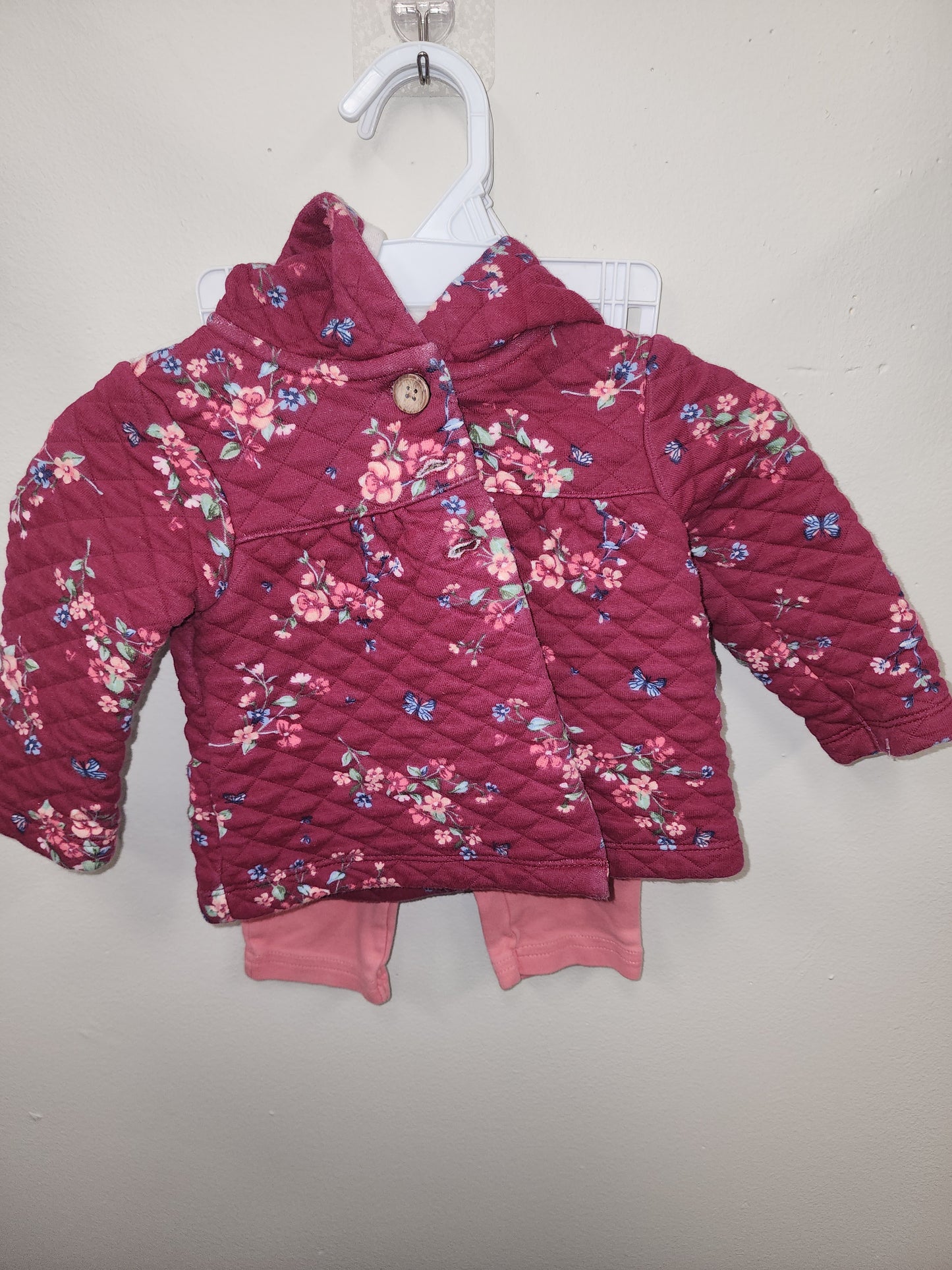 Baby girl 9 month jacket and pants set