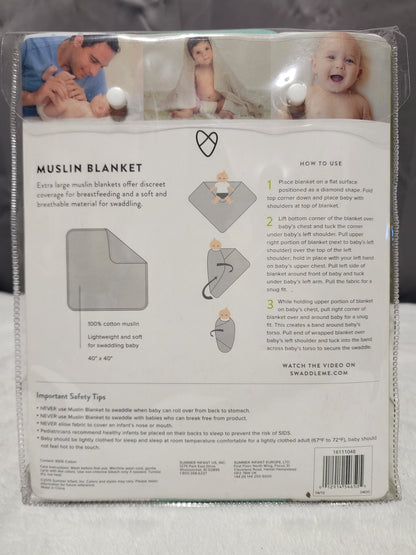 3 pack  Muslin swaddle blankets