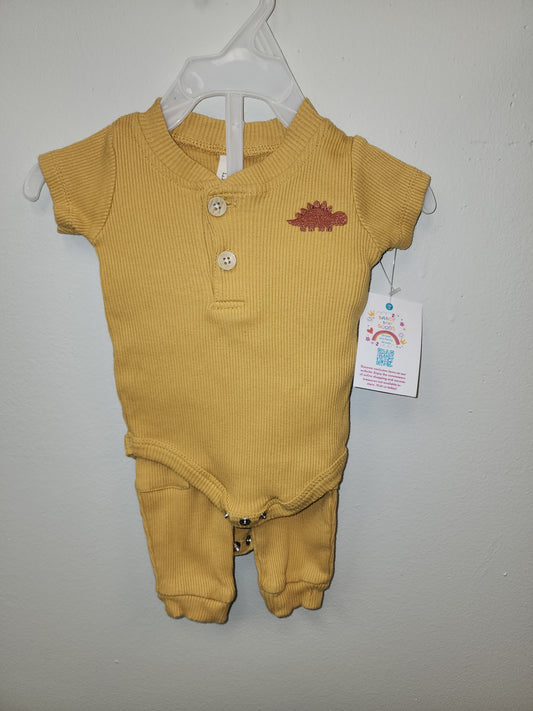 Boys Dino onside and pant set