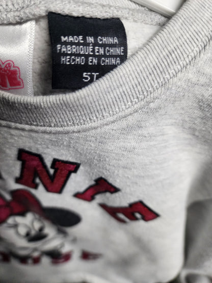 Girls Minnie Mouse sweatshirt 5T