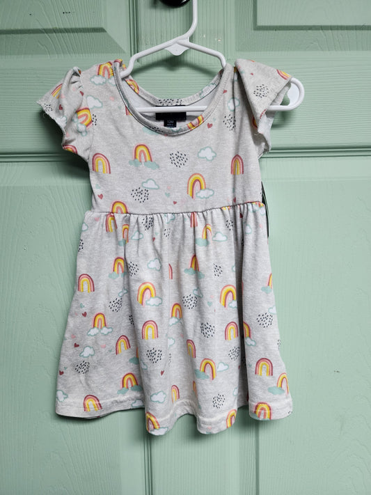 12 month girls Rainbow dress