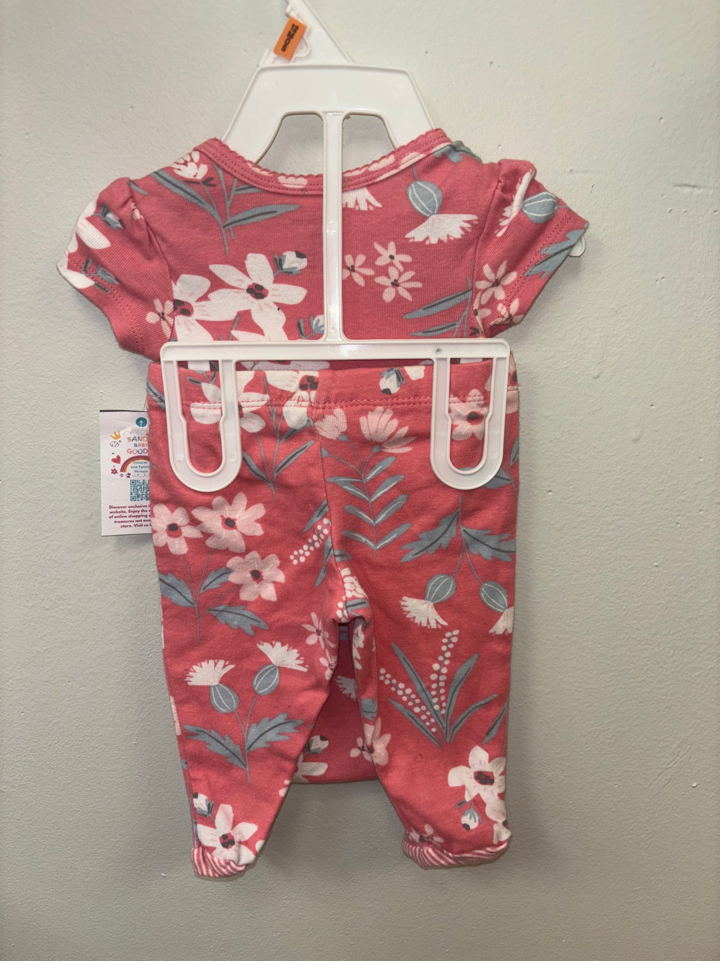 Girl’s floral 2 Piece set 3m