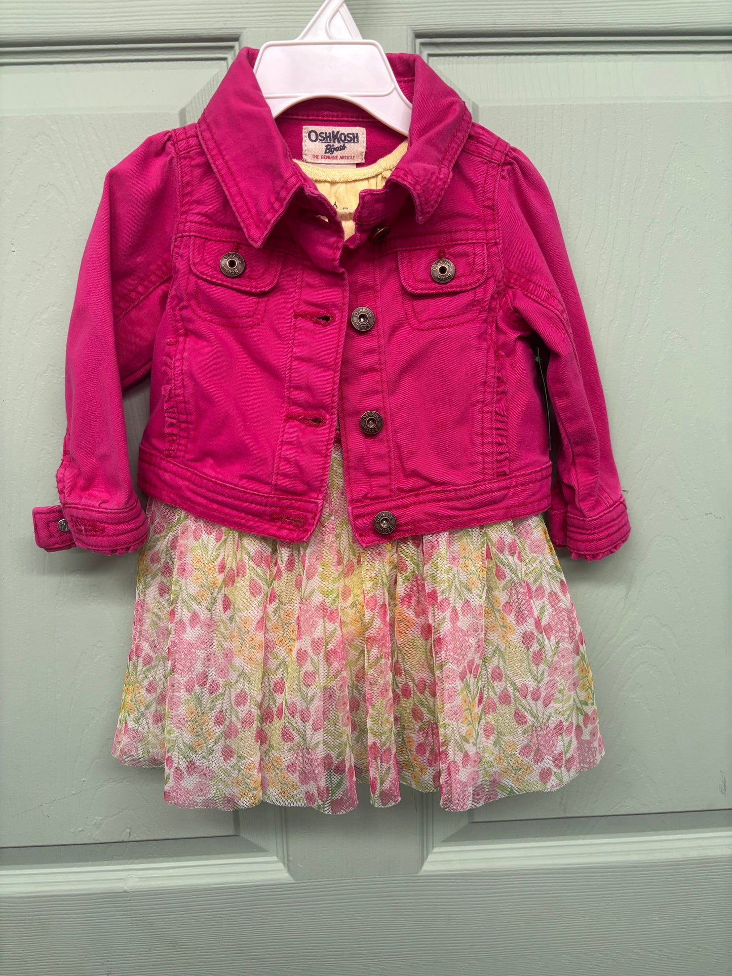 Floral dress and Jacket outfit 12m