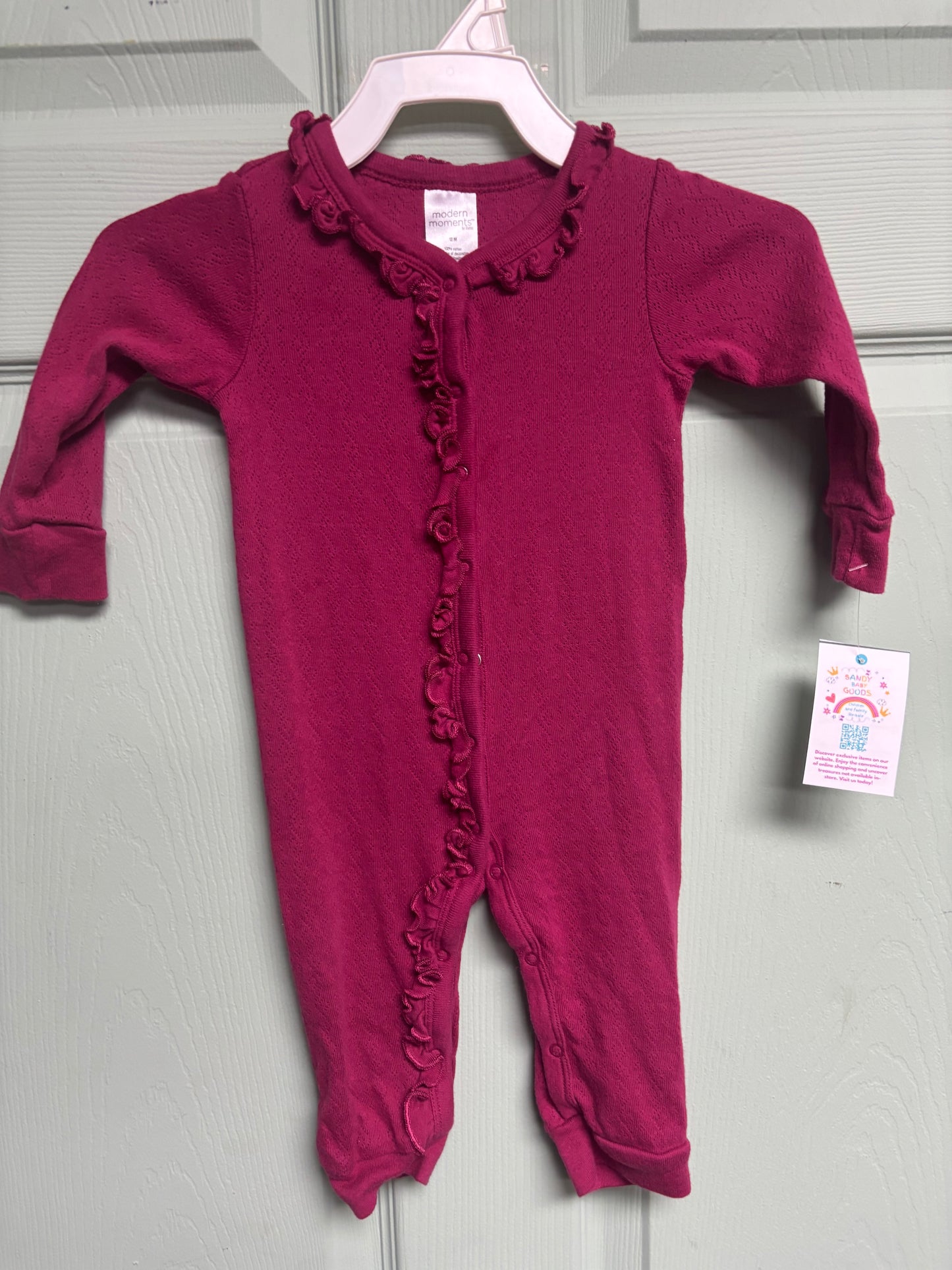 Girls one piece lounge outfit 12m