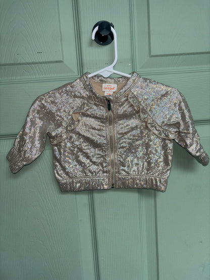 Girls sparkle jacket 0/3m