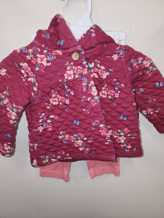 Baby girl 9 month jacket and pants set