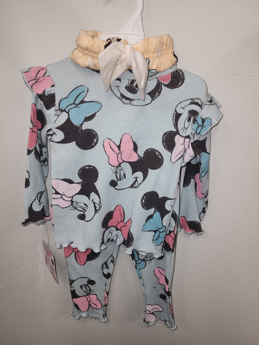 Minnie Mouse outfit with headband 12 months