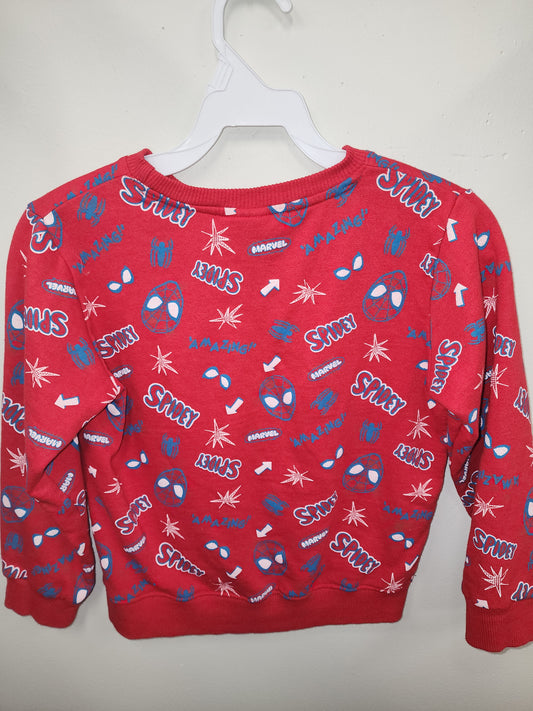 Spiderman sweater size 7