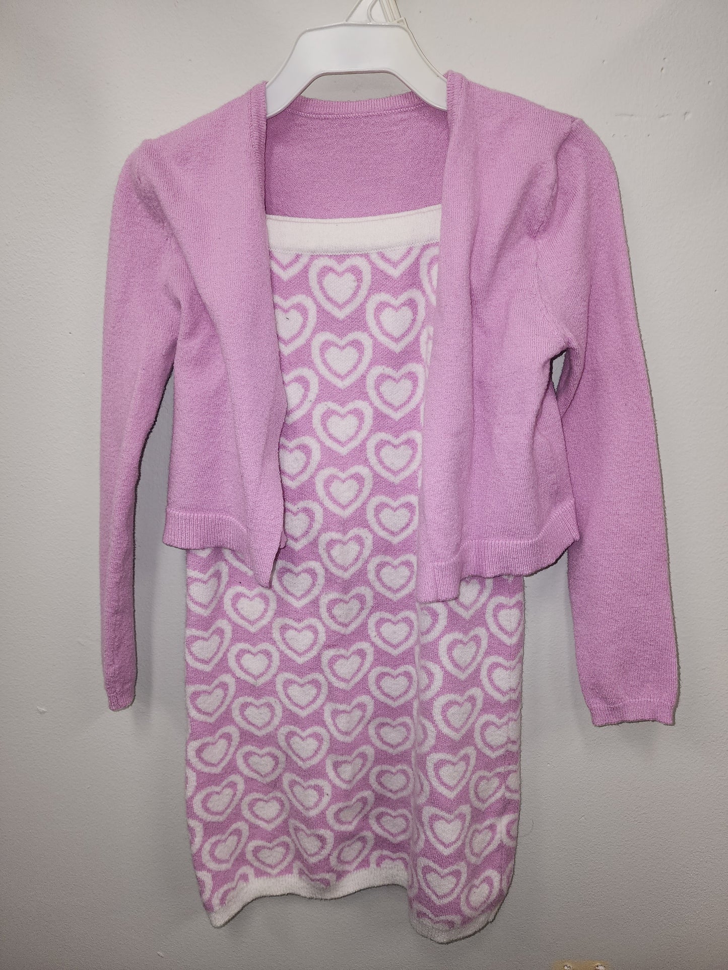 Girls XS dress and sweater