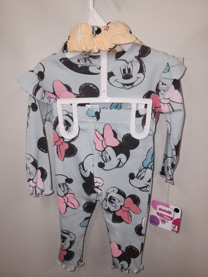 Minnie Mouse outfit with headband 12 months