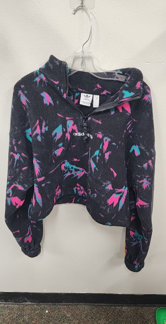 Adidas fleece cropped size small