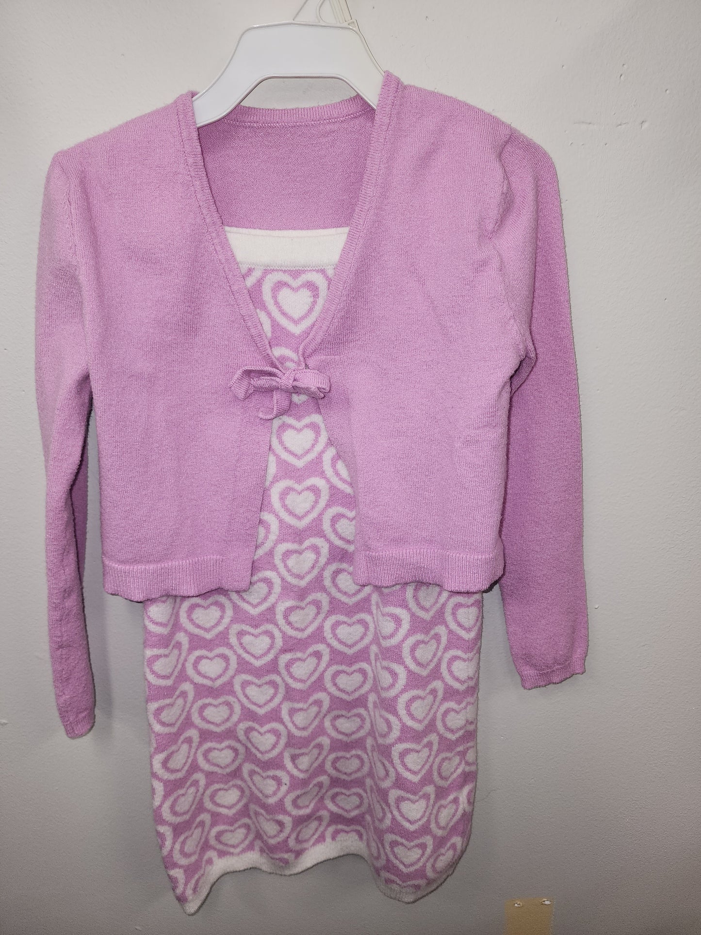 Girls XS dress and sweater