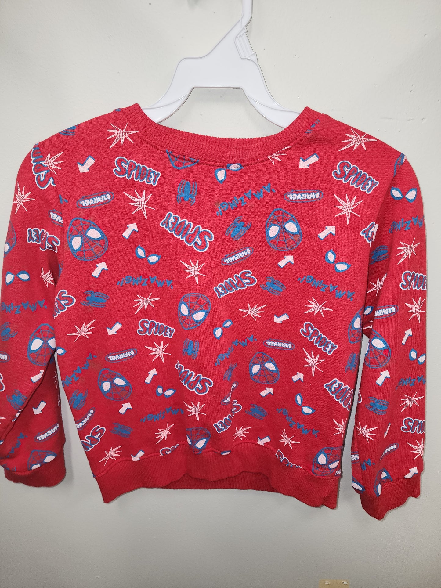 Spiderman sweater size 7