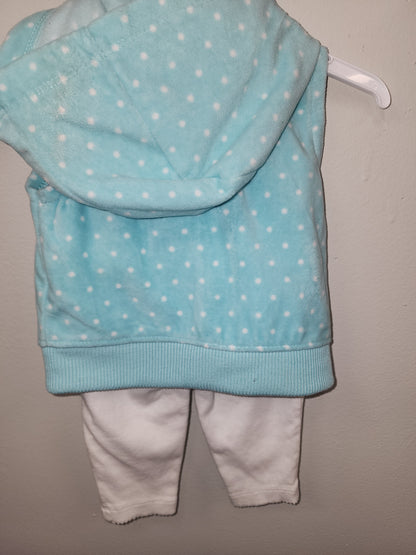 3 months sweater vest and pant set